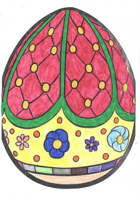 Яйцо детский рисунок фото