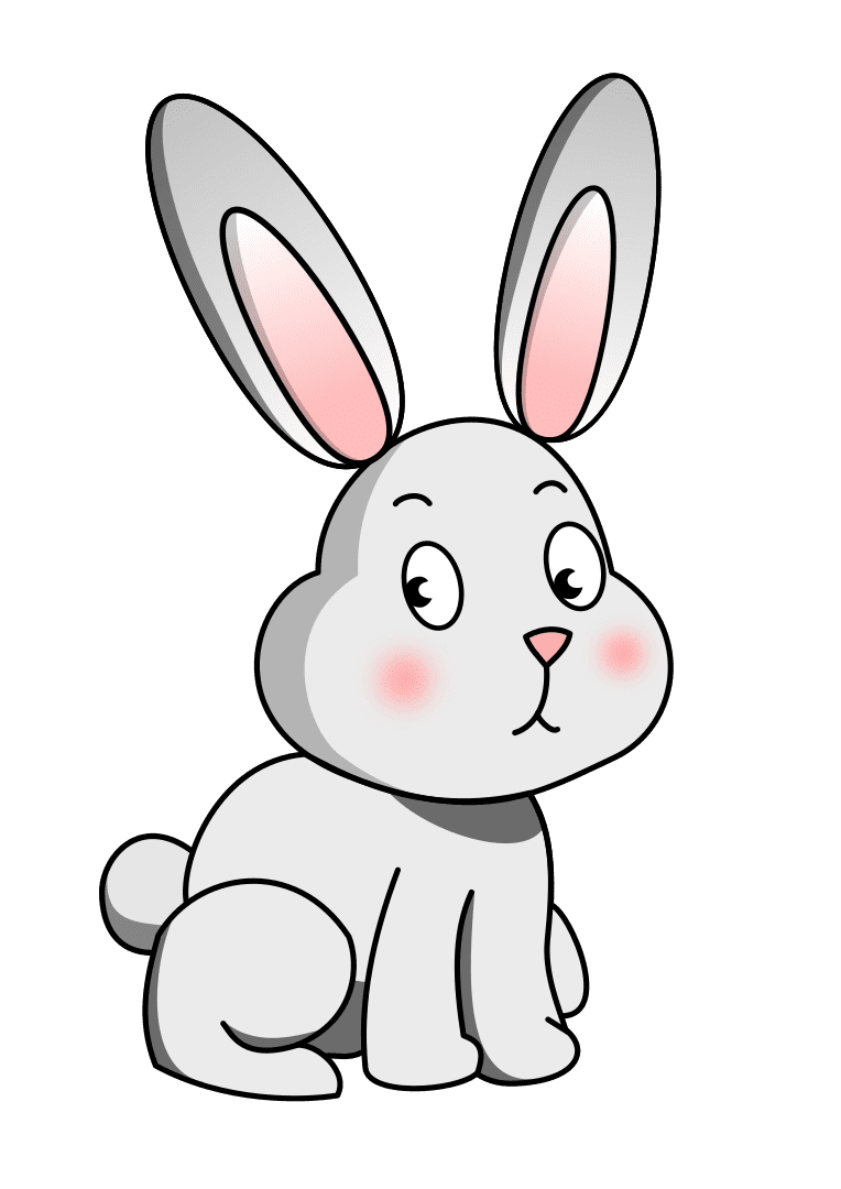Зайчонок рисунок детский фото