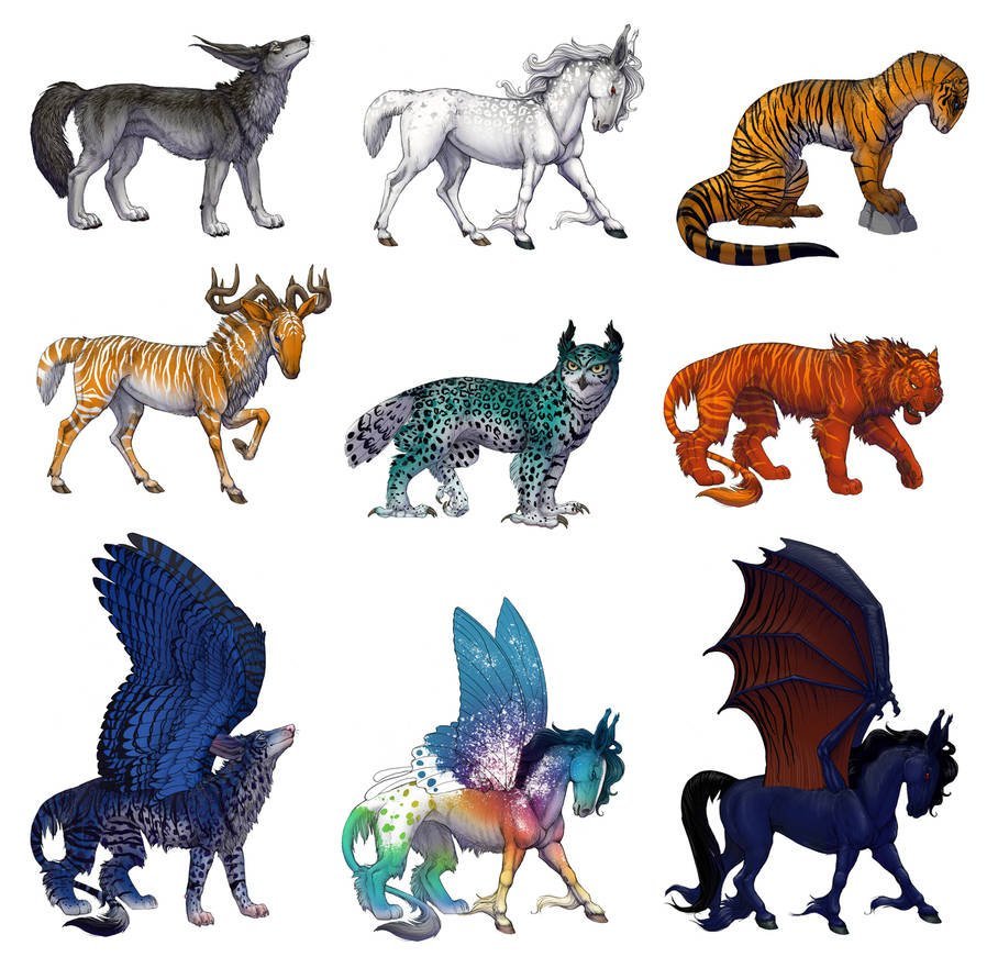 Животное из нескольких животных рисунок фото