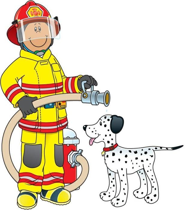 Животные пожарные рисунки фото