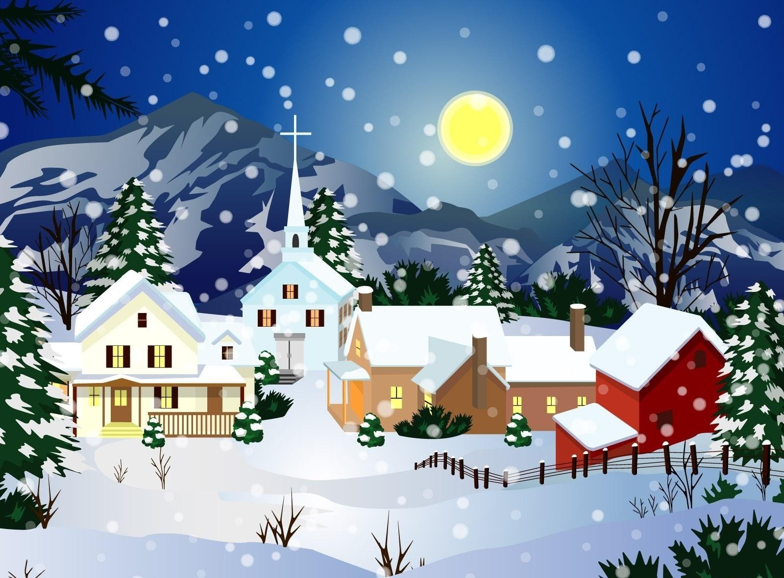 Зима в деревне детский рисунок фото