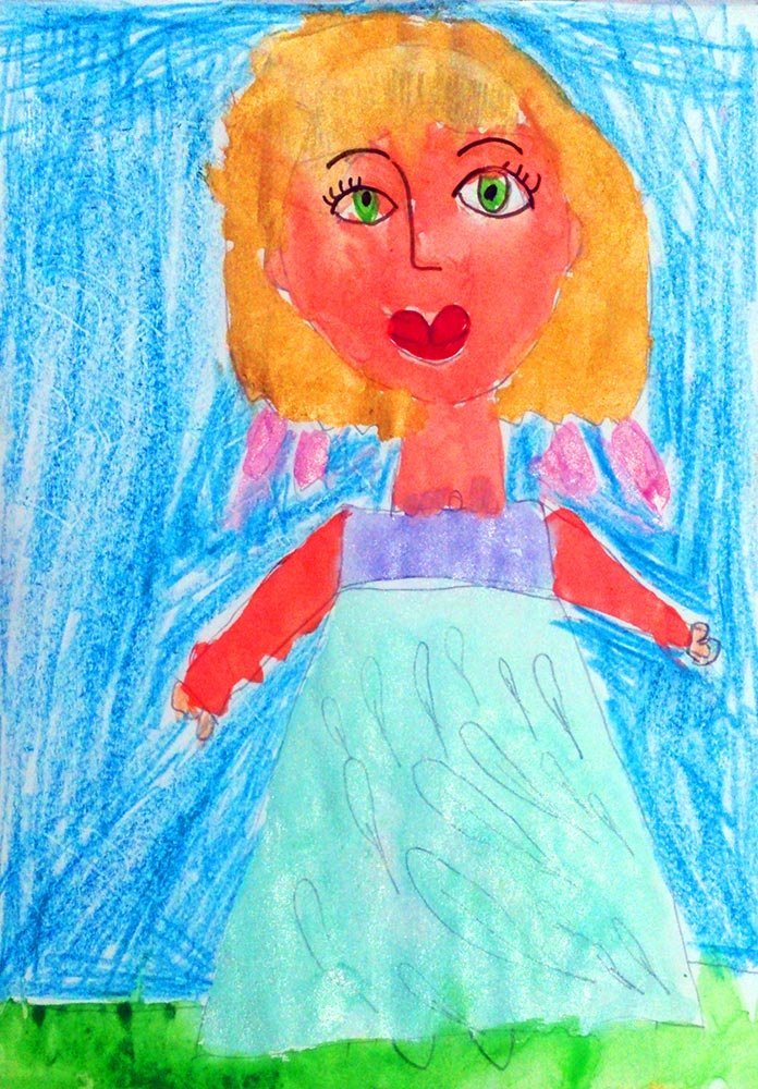 Златовласка рисунок к сказке детский фото