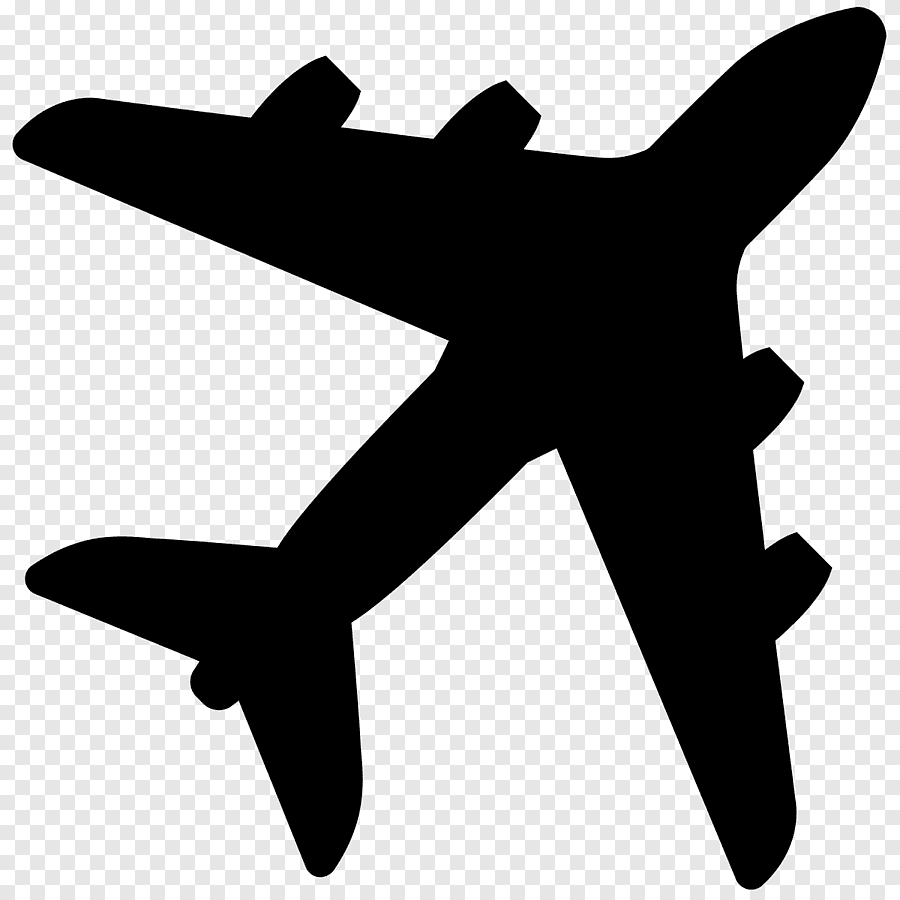 Значок самолета на прозрачном фоне фото