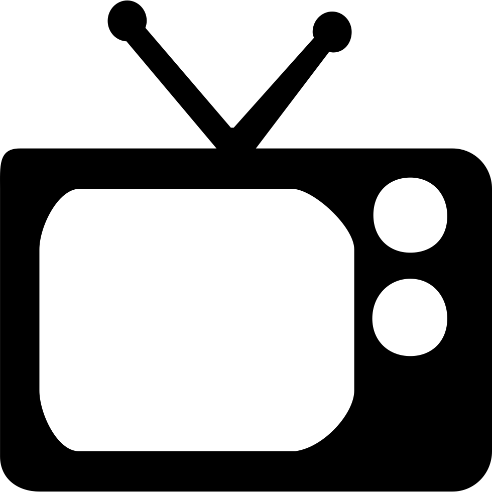 Значок телевизора на прозрачном фоне фото