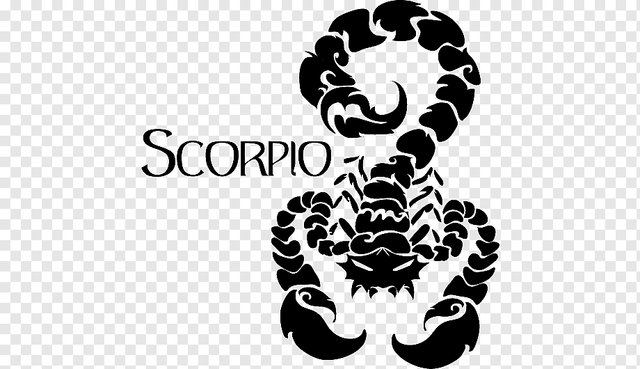 Знак зодиака скорпион на прозрачном фоне фото
